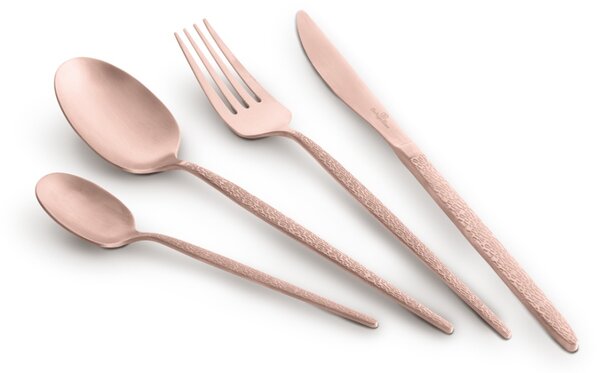 Sada příborů 24 ks satén Rosegold Metallic Line