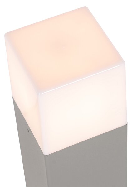 Moderní venkovní stojací lampa šedá 50 cm IP44 - Dánsko