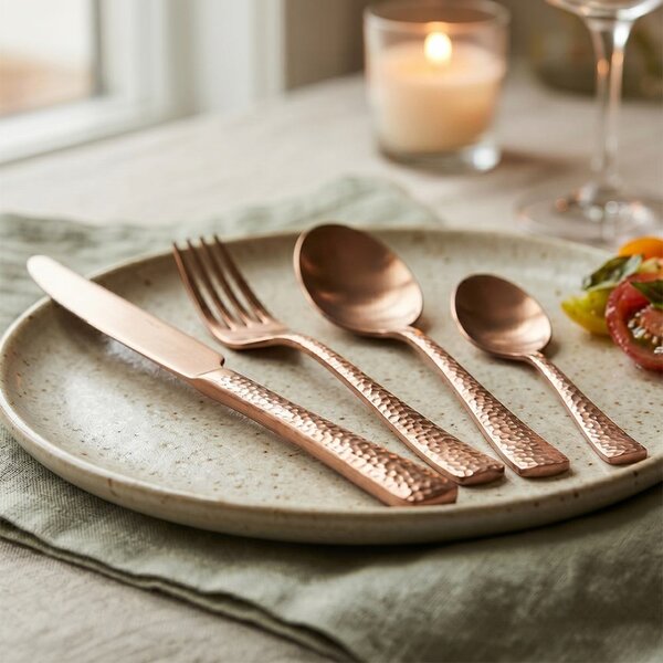 Sada příborů 24 ks satén Rosegold Metallic Line