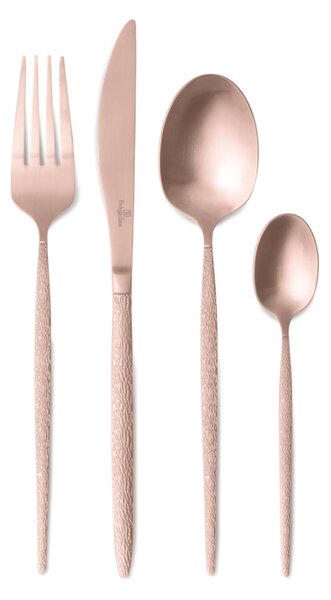 Sada příborů 24 ks satén Rosegold Metallic Line