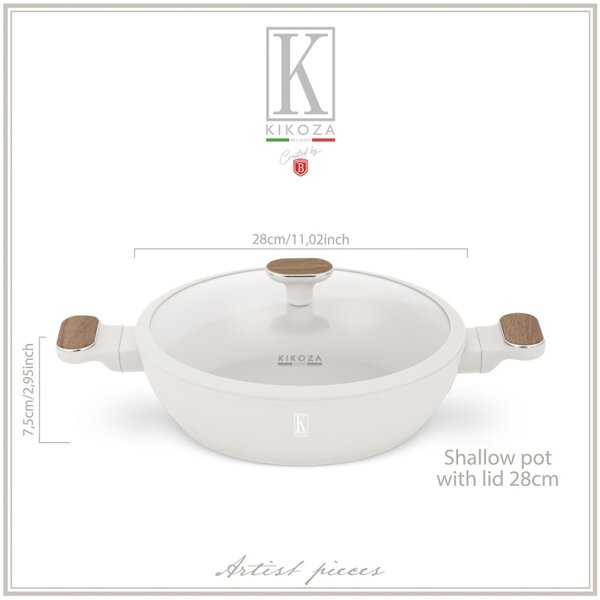 Pánev hluboká s titanovým povrchem 28 cm Sahara Nordic Collection