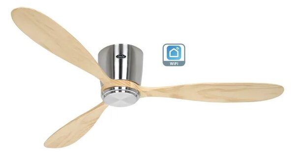 CasaFan 313287W Eco Plano Wood WiFi, přírodní dřevo, stropní ventilátor