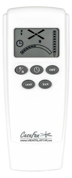 CasaFan 313286W Eco Plano Wood WiFi, světle šedá, stropní ventilátor