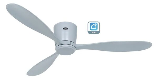 CasaFan 313286W Eco Plano Wood WiFi, světle šedá, stropní ventilátor
