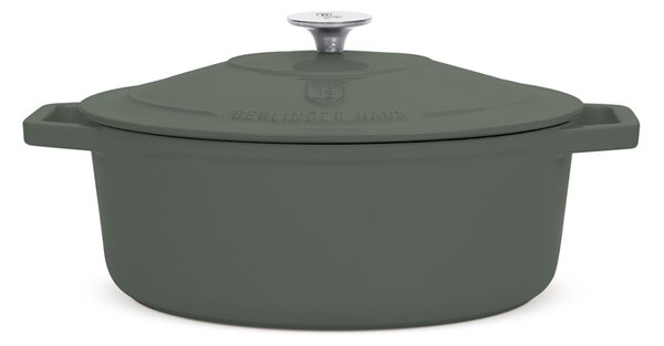 Pekáč litinový s poklicí 32 cm Matte Green Collection
