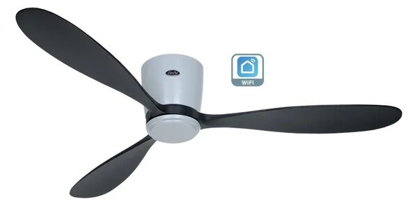 CasaFan 313299W Eco Plano Wood WiFi, černá, stropní ventilátor