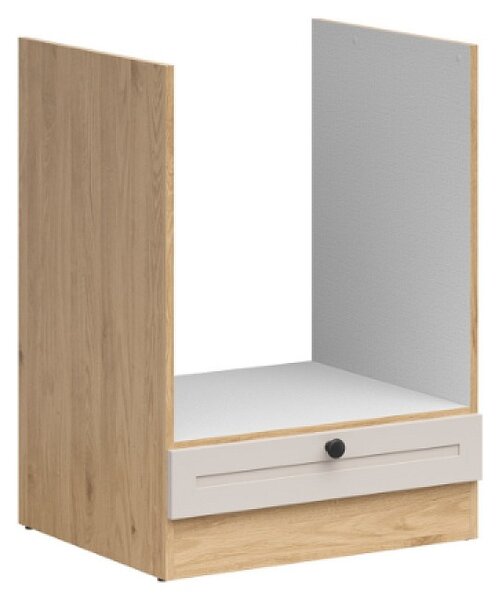 JUNONA RAMKA skříňka pro vestavnou troubu 60 cm, dub bernstein/kašmír