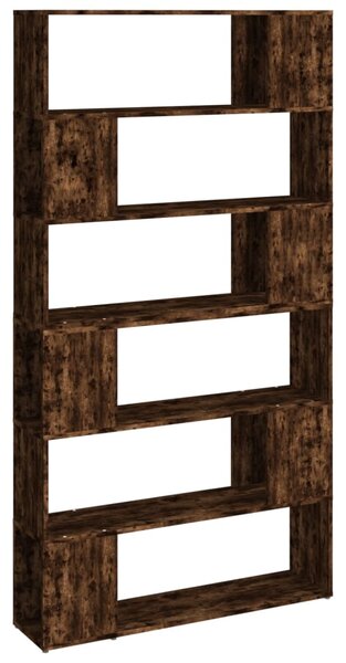 Knihovna / dělicí stěna kouřový dub 100 x 24 x 188 cm 3187603