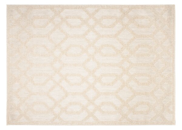 Makro Abra Kusový koberec Sisalový CANSAS T936E Geometrický krémový Rozměr: 60x100 cm