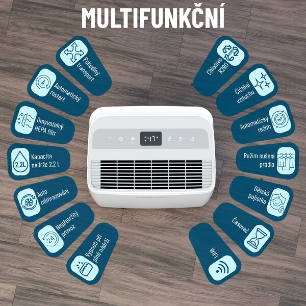 Noaton DF 4115 HEPA WiFi, odvlhčovač vzduchu s čističkou (Zánovní)