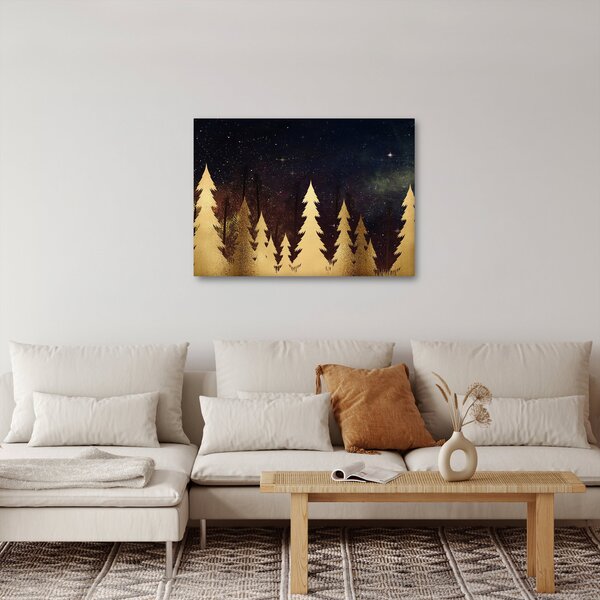 Obraz - Zlatá noc (70x50 cm)