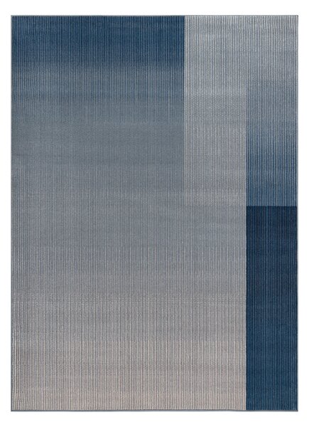 Makro Abra Vlněný kusový koberec NAIN 7710/51644 Moderní Geometrický béžový modrý Rozměr: 80x150 cm