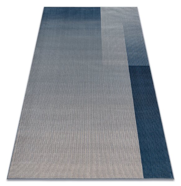 Makro Abra Vlněný kusový koberec NAIN 7710/51644 Moderní Geometrický béžový modrý Rozměr: 80x150 cm