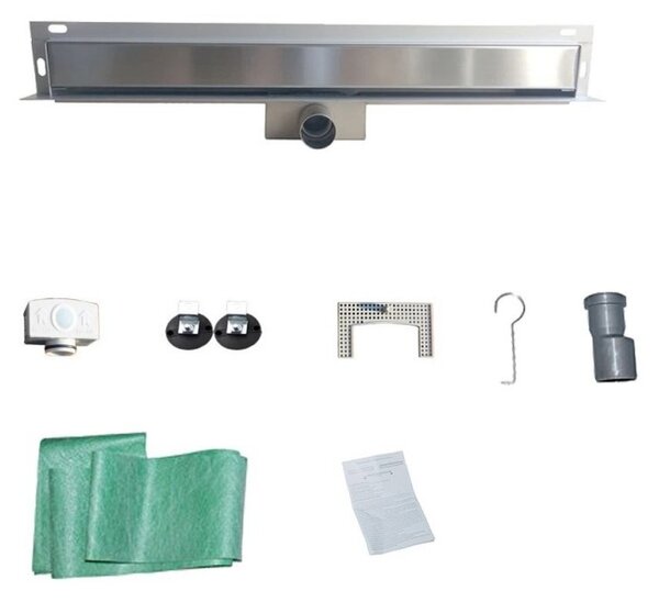 Odtokový žlab Mexen Flat Wall 100 cm