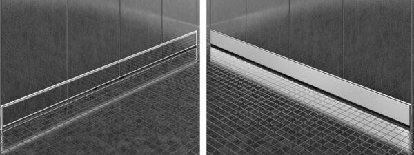 Odtokový žlab Mexen Flat Wall 100 cm