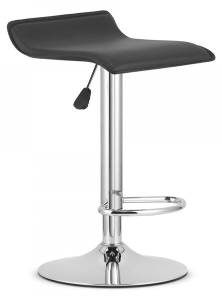 FORT Chrome barová židle - černá barva