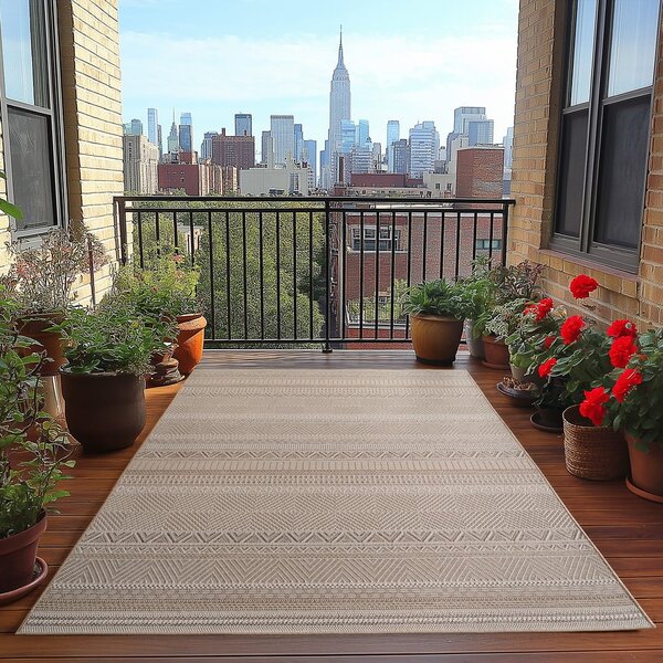 Béžový vnitřní a venkovní koberec 160x230 cm Desert 1303 – Ayyildiz Carpets