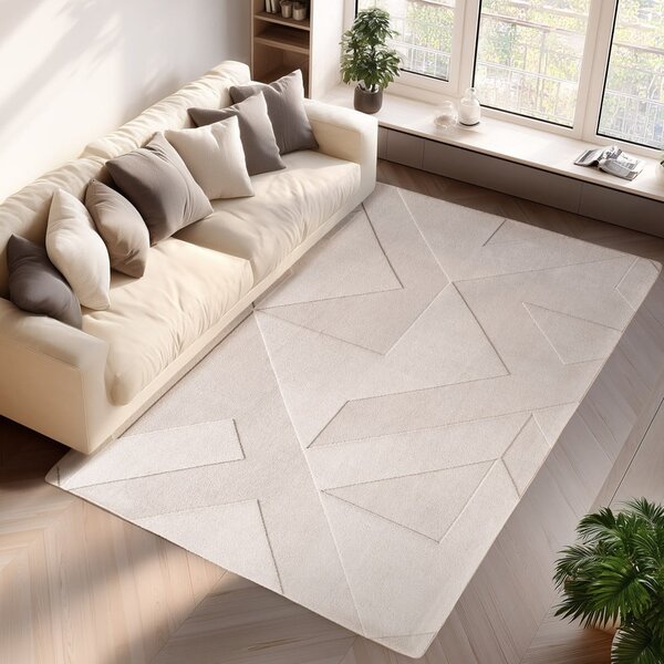 Krémový pratelný koberec 120x170 cm Pompei 1613 – Ayyildiz Carpets