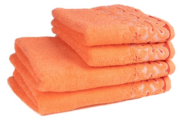 Bavlněný ručník / osuška Bella - malinová - Malinová - 50*90 cm