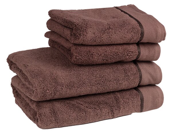 Tegatex Bavlněný ručník / osuška z mikro bavlny- hnědá Velikost: 50*90 cm