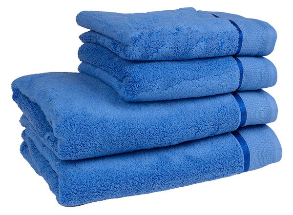 Tegatex Bavlněný ručník / osuška z mikro bavlny- modrá Velikost: 70*140 cm