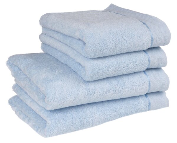 Bavlněný ručník / osuška z mikro bavlny - sv. modrá - sv. modrá - 50*90 cm