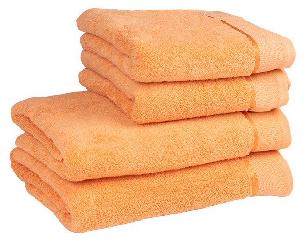 Tegatex Bavlněný ručník / osuška z mikro bavlny- oranžová Velikost: 50*90 cm