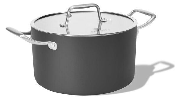 Elmich Nepřilnavý keramický hrnec Vital Ø 24 cm (5L) - tmavě šedá