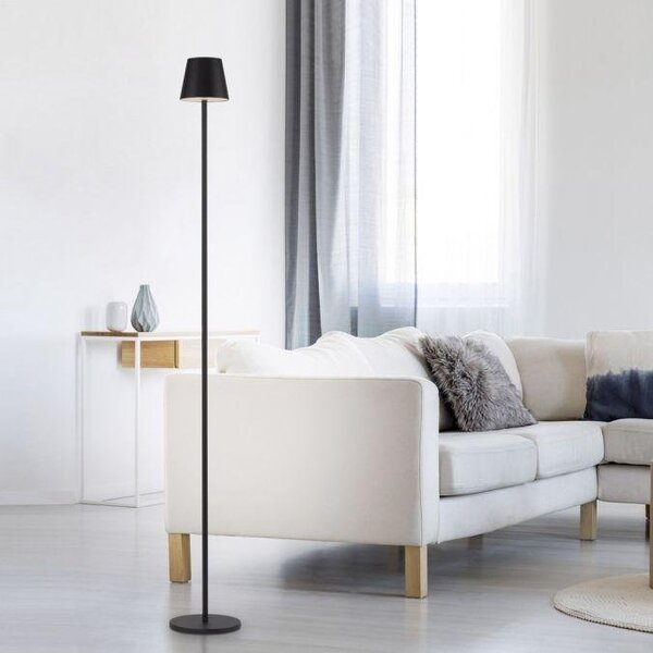 LD 19252-18 LED bateriové svítidlo černé, stojací a stolní lampa, dotykový stmívač, IP54 pro venkovní použití 3000K - JUST LIGHT