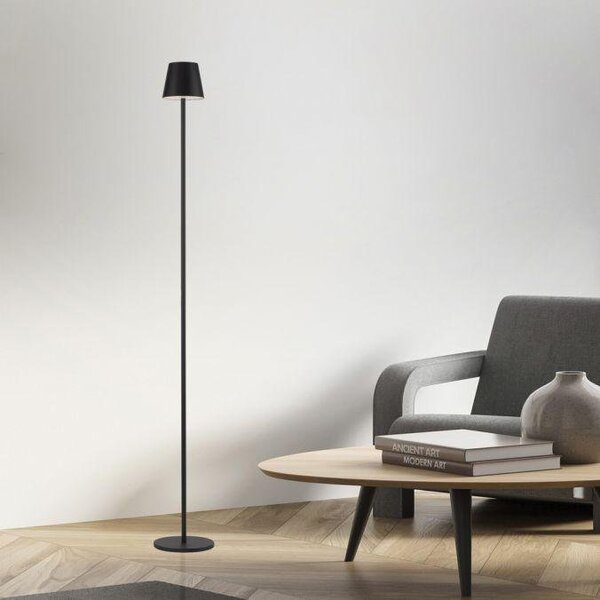 LD 19252-18 LED bateriové svítidlo černé, stojací a stolní lampa, dotykový stmívač, IP54 pro venkovní použití 3000K - JUST LIGHT