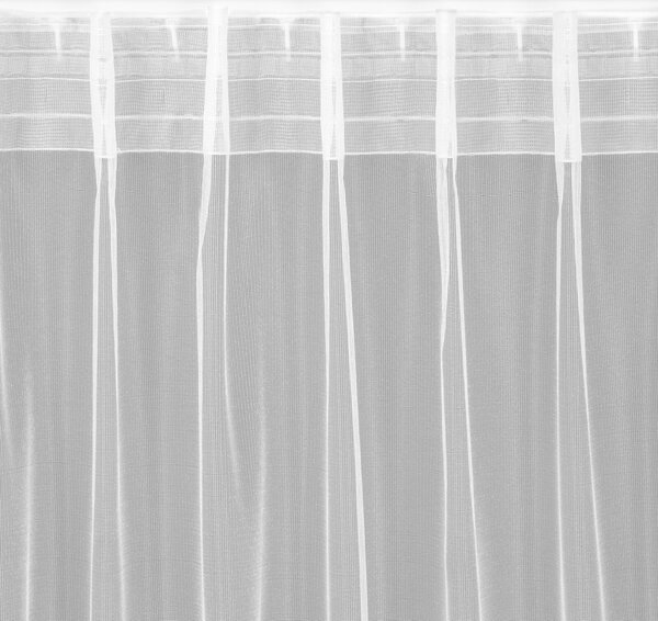 ZÁCLONA NA PÁSCE TONIA 140X300 CM BÍLÁ