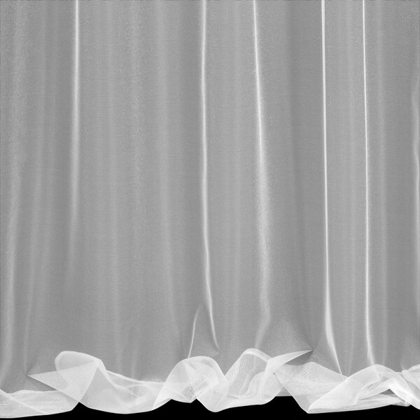 ZÁCLONA NA PÁSCE TONIA 140X300 CM BÍLÁ