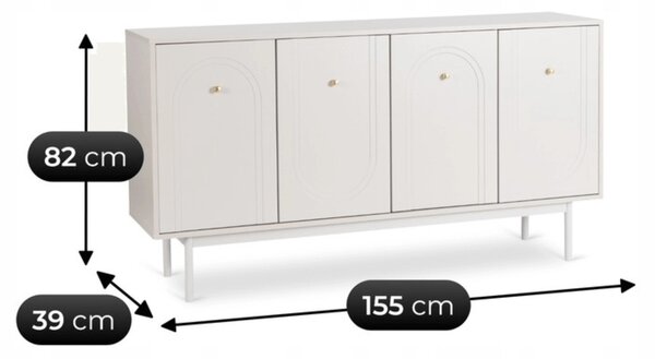 Skříňka Marione KOM (kašmírová). Akce -15%
