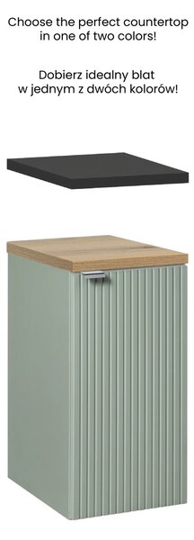 Comad Závěsná koupelnová skříňka Line Reed Green D 81-30-1D zelená
