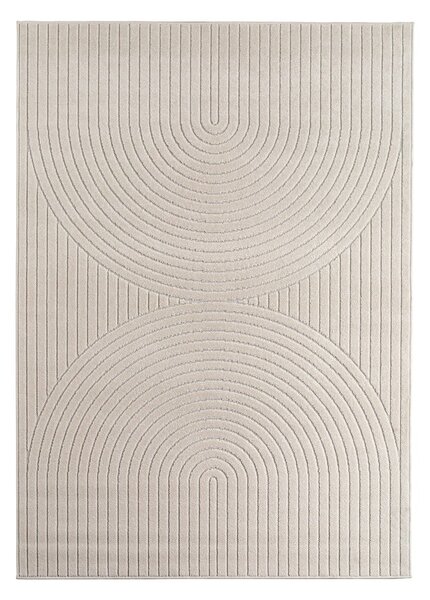 Krémový vnitřní a venkovní koberec 140x200 cm Nova 1201 – Ayyildiz Carpets