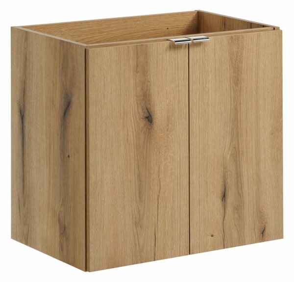 Comad Závěsná skříňka pod umyvadlo Nova Oak s deskou 140 cm dub evoke