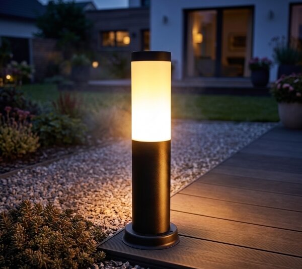 Brilagi - Venkovní lampa NOVA 1xE27/15W/230V 40 cm IP44 černá