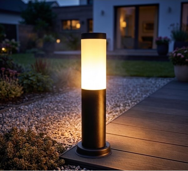 Brilagi - Venkovní lampa NOVA 1xE27/15W/230V 40 cm IP44 antracit
