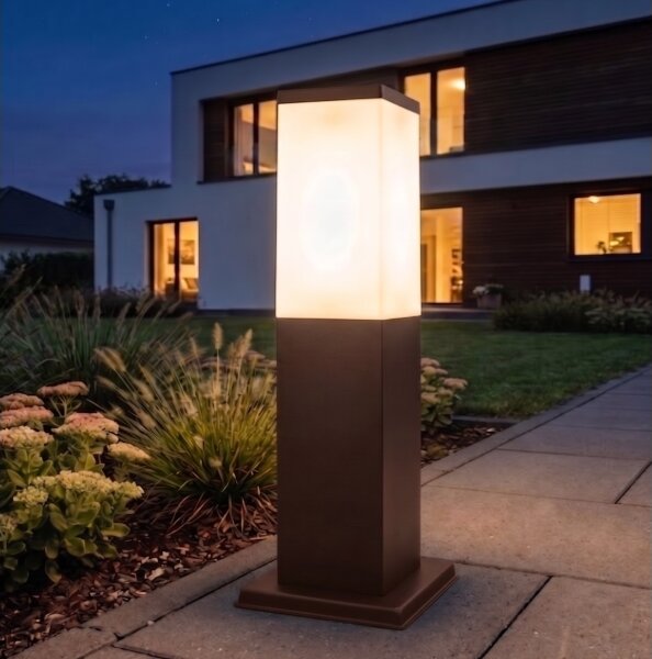 Brilagi - Venkovní lampa NOVA 1xE27/15W/230V 40 cm IP44 hnědá