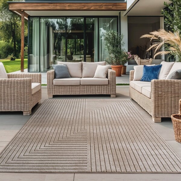 Béžový vnitřní a venkovní koberec 200x290 cm Nova 1202 – Ayyildiz Carpets