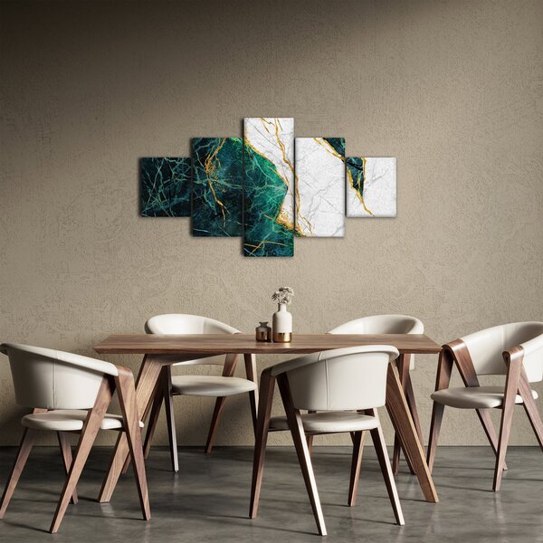 Obraz - Tyrkysový mramor (125x70 cm)