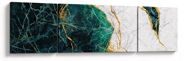 Obraz - Tyrkysový mramor (170x50 cm)