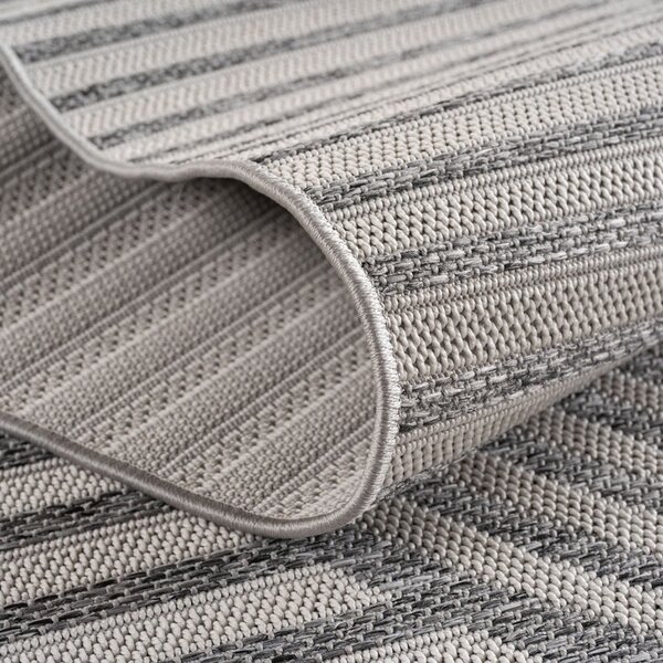Šedý vnitřní a venkovní koberec 80x150 cm Desert 1301 – Ayyildiz Carpets