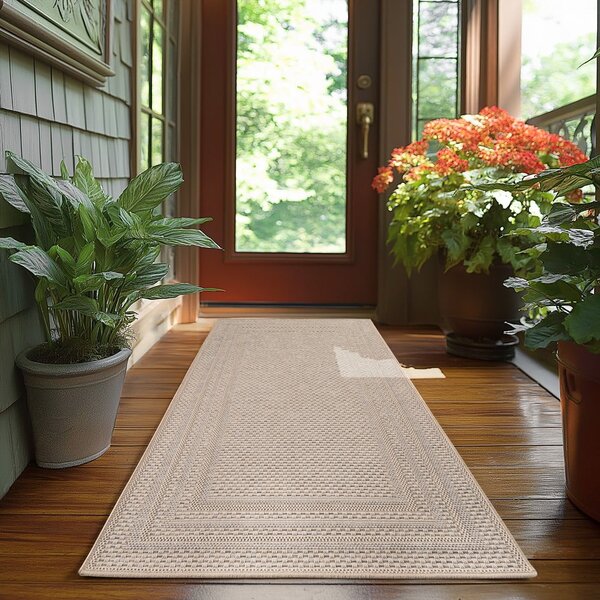 Béžový vnitřní a venkovní běhoun 80x250 cm Desert 1304 – Ayyildiz Carpets