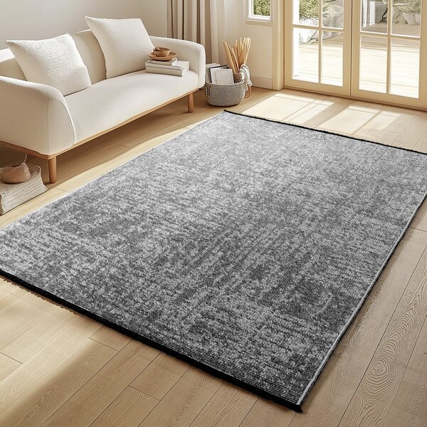 Tmavě šedý pratelný koberec 80x150 cm Space 1900 – Ayyildiz Carpets