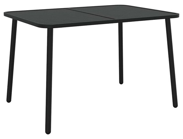 5dílný zahradní jídelní set antracitový ocel 3187991