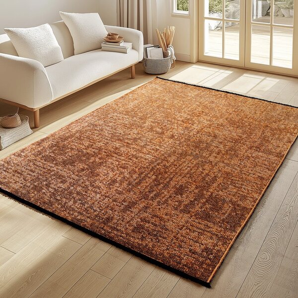 Pratelný koberec v terakotové barvě 80x150 cm Space 1900 – Ayyildiz Carpets