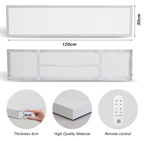 Immax NEO LITE 07276L LED přisazené stropní svítidlo FRAME integrovaný LED zdroj