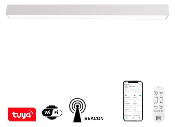Immax NEO LITE 07259L LED přisazené stropní svítidlo LUNGO | 38W integrovaný LED zdroj | 2882lm