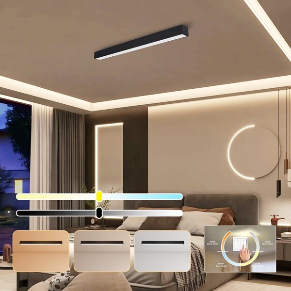 Immax NEO LITE 07255L LED přisazené stropní svítidlo LUNGO | 29W integrovaný LED zdroj | 2204lm